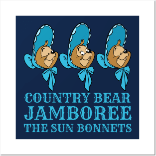 Country bear jamboree The Sun Bonnets triplets bears Posters and Art